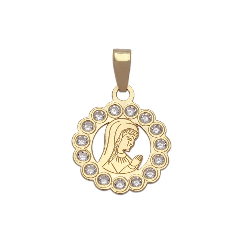 Colgante Oro 18KL Virgen Niña