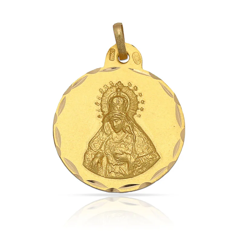 Medalla Oro 18KL V. de la Macarena