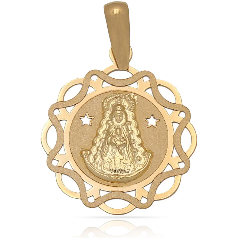 Medalla Oro 18KL V. del Rocío - 20X23MM